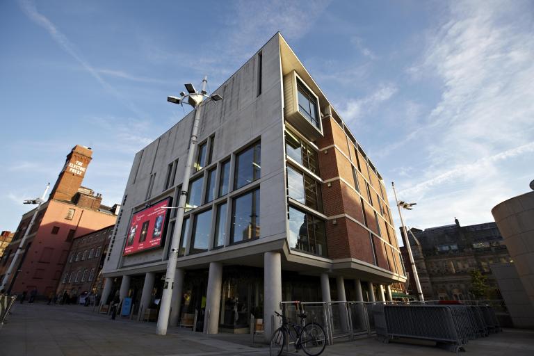 The exterior of the Carriageworks Theatre.